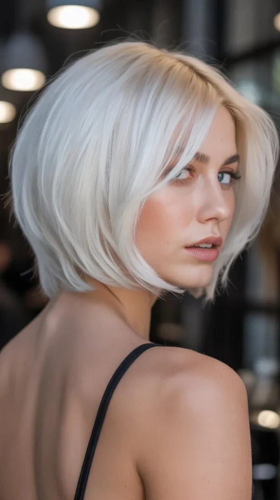 Inverted Bob with Platinum Stacking