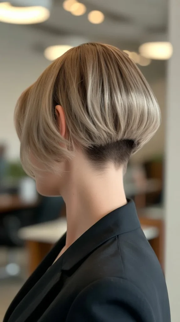 Inverted Bob with Soft Undercut