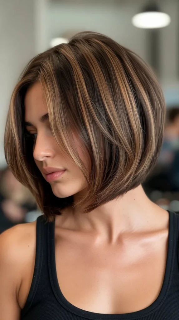 Inverted Bob with Lowlights on Layers