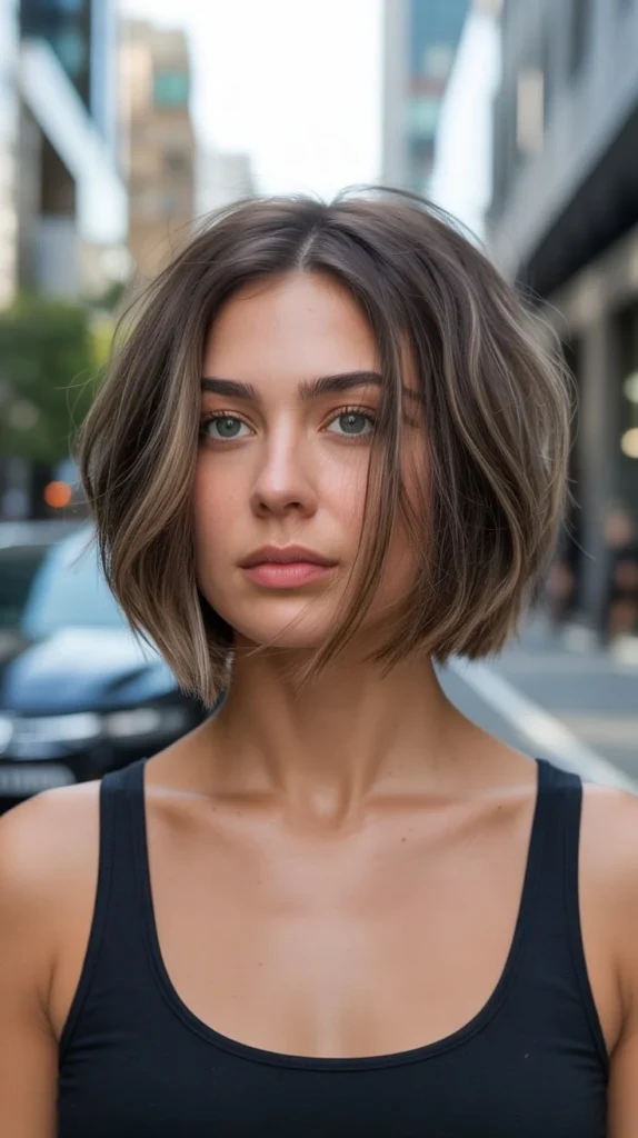 Inverted Bob with Piecey Layers