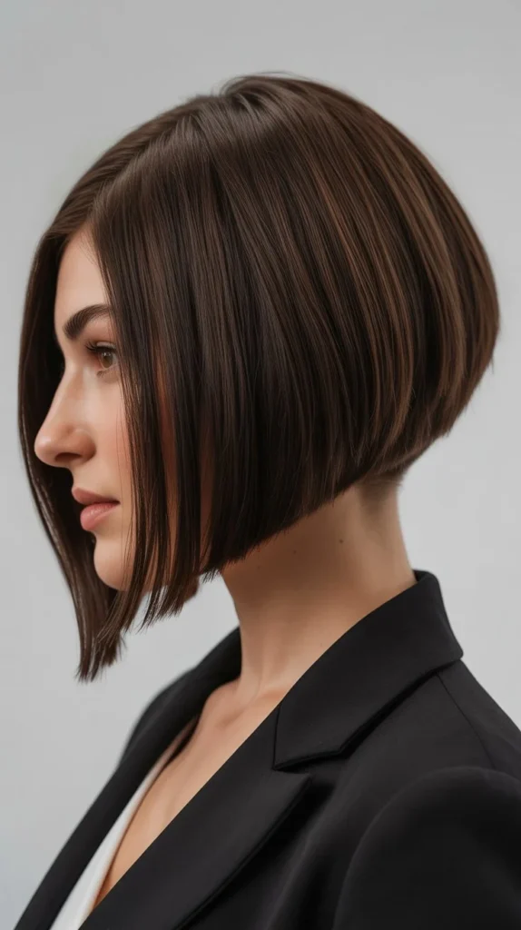 Inverted Bob with Graduated A-Line
