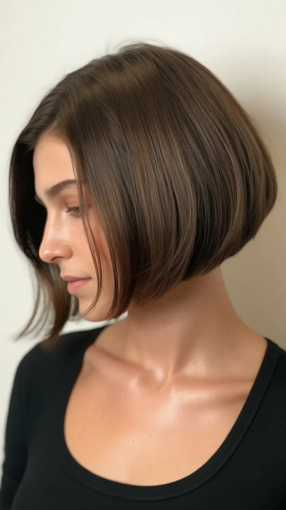 A-Line Inverted Bob with Stacked Nape
