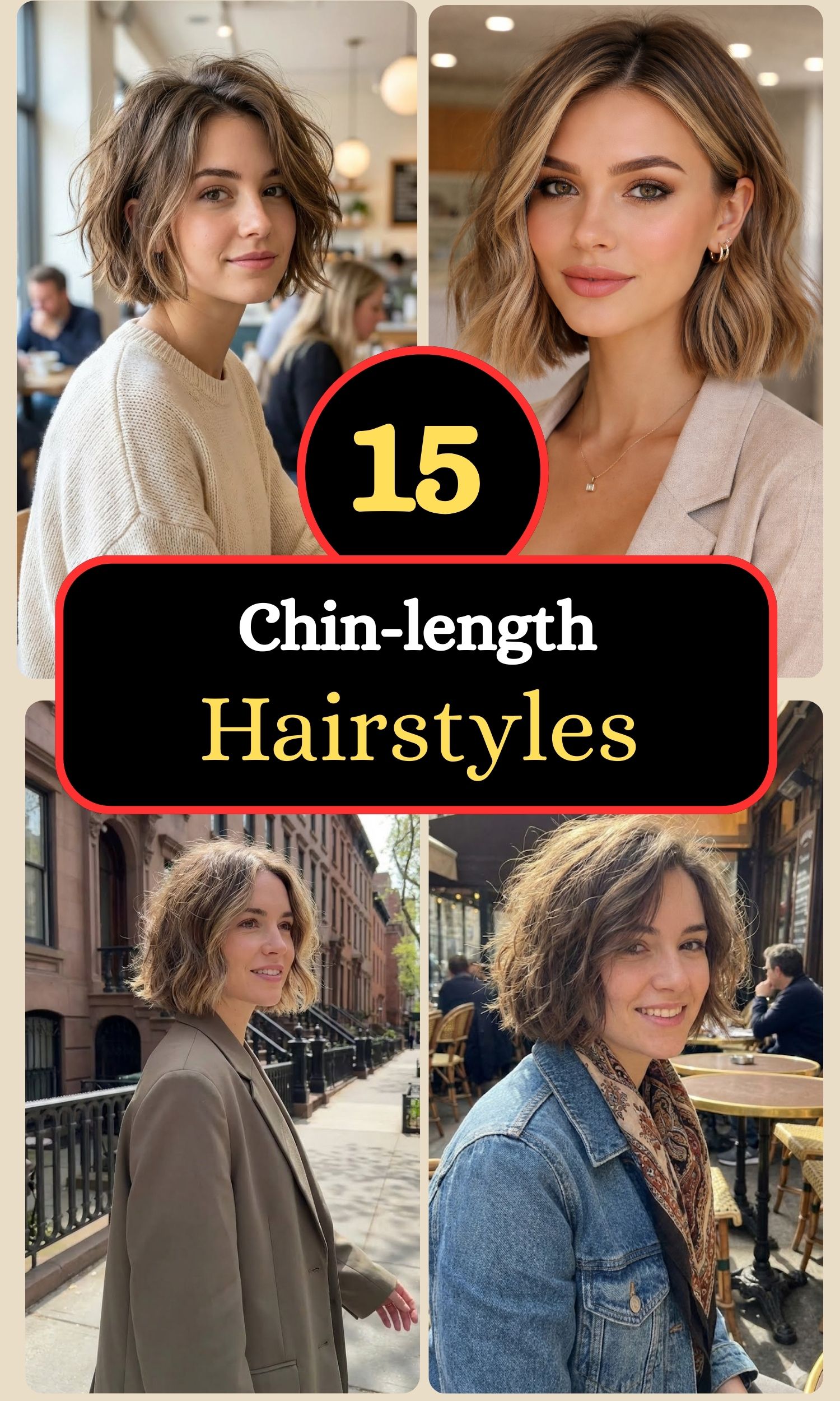 15 Chin-Length Hairstyles Everyone Is Obsessed With Right Now