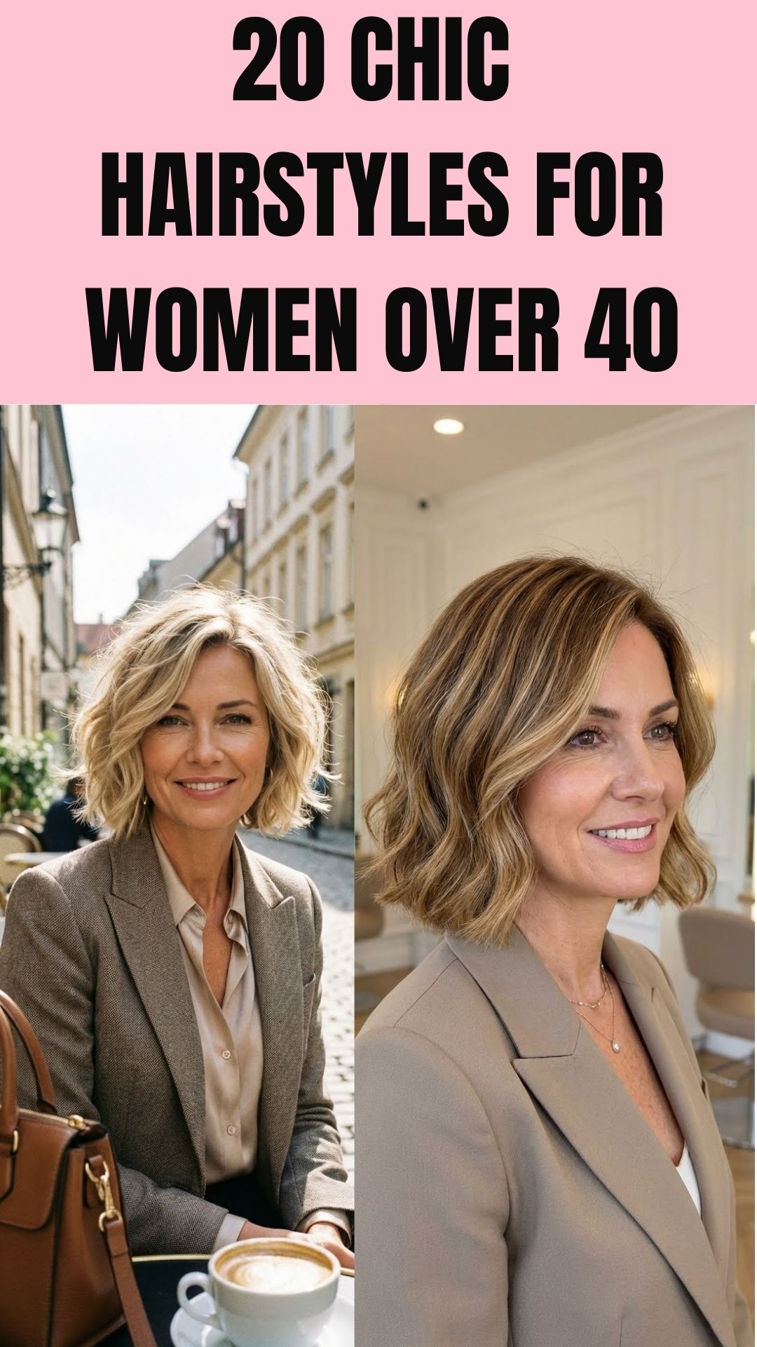 20 CHIC HAIRSTYLES FOR WOMEN OVER 40