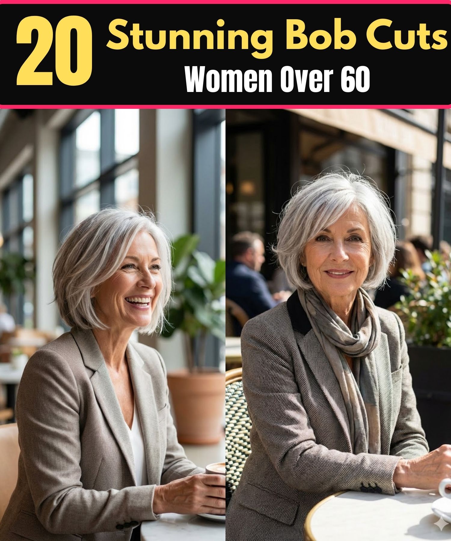 20 Stunning Bob Cuts for Women Over 60 Who Are Owning Their Comeback Era