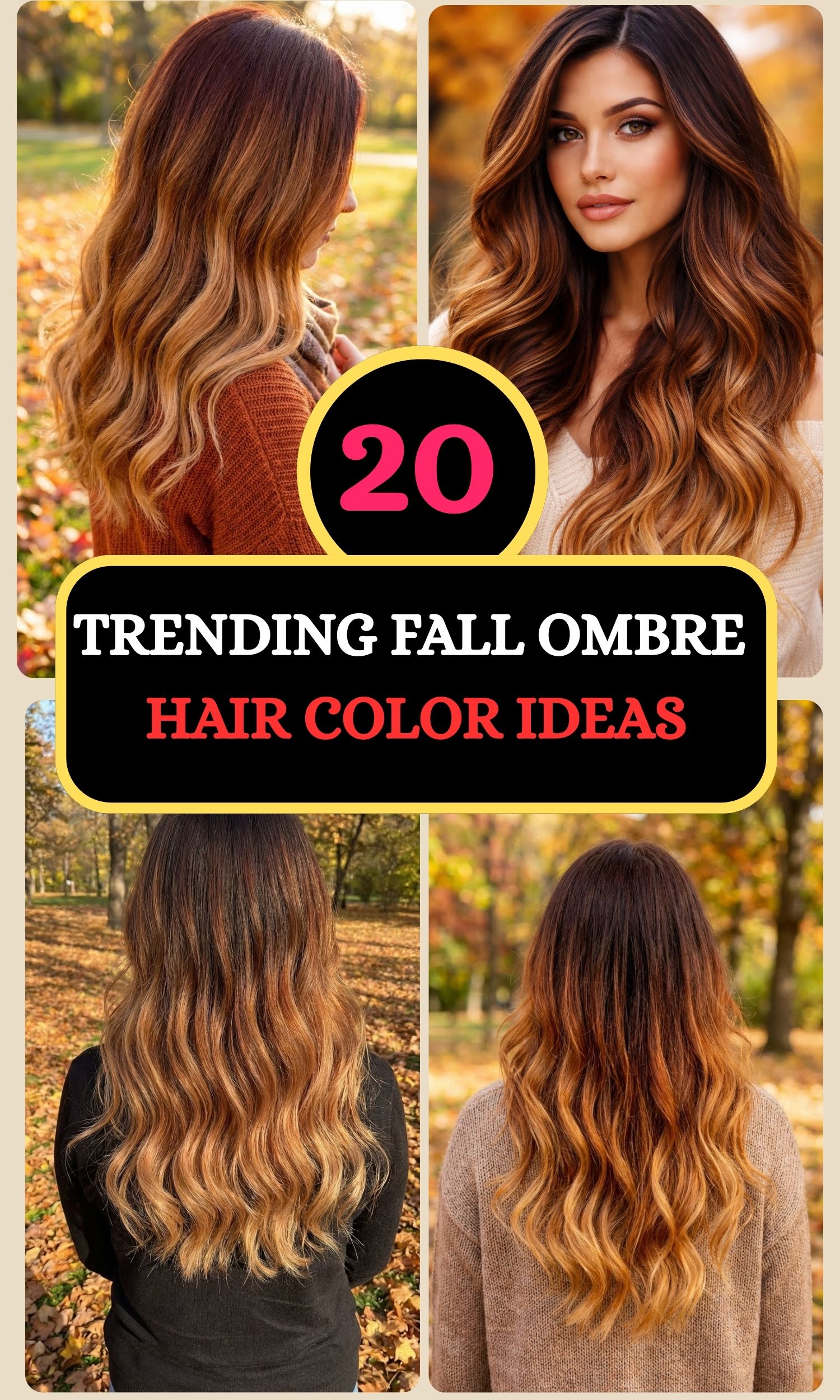20 Trending Fall Ombre Hair Color Ideas to Try This Season