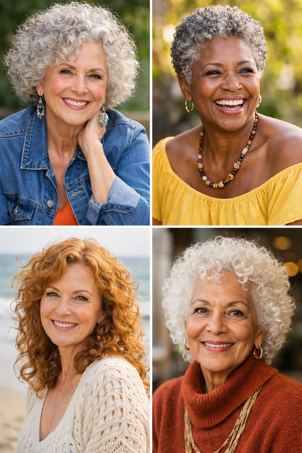 21 Beautiful Curly Hairstyles That Encourage Women Over 60 to Embrace Their Natural Curls