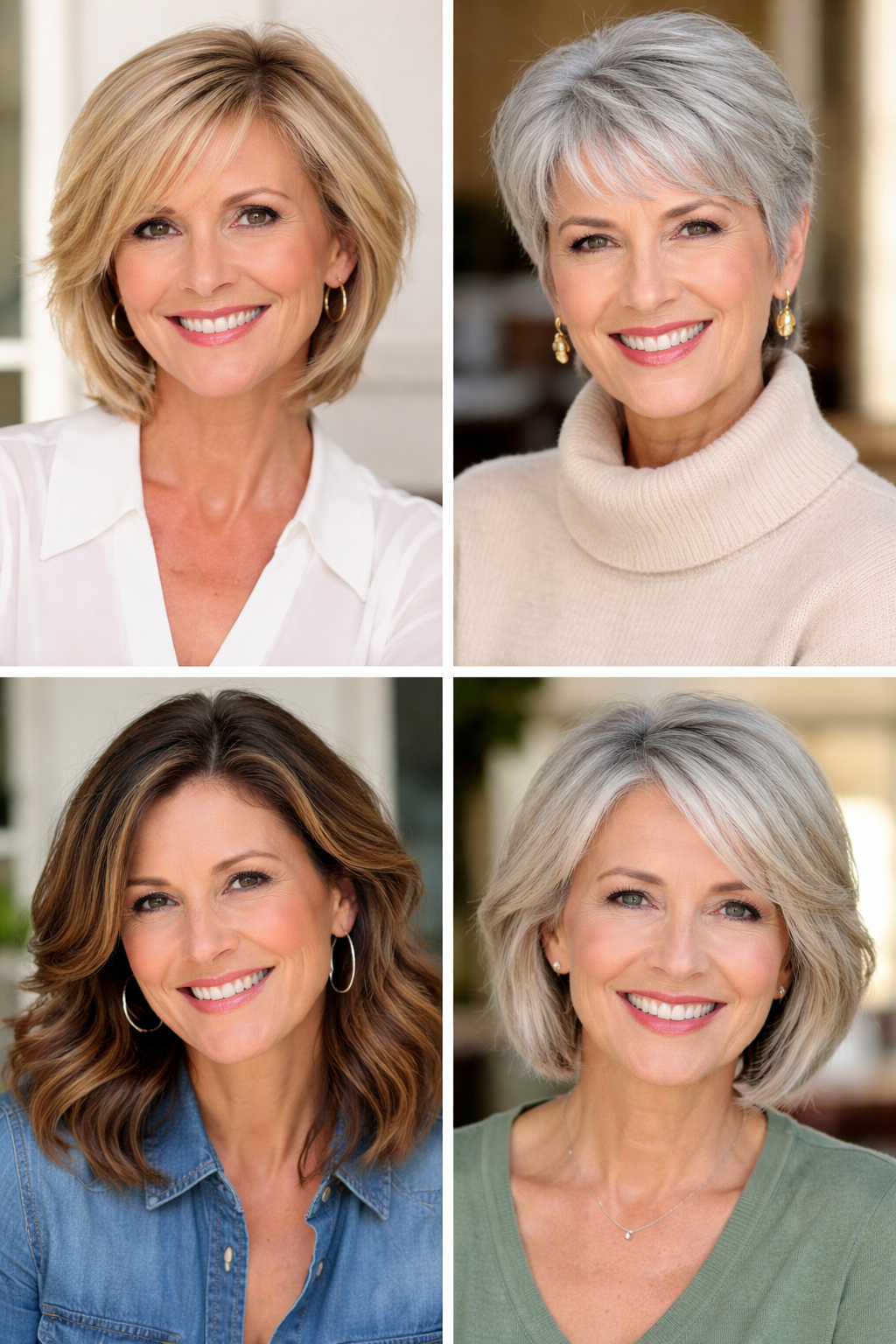 21 Effortless Wash & Wear Hairstyles Perfect for Women 50+