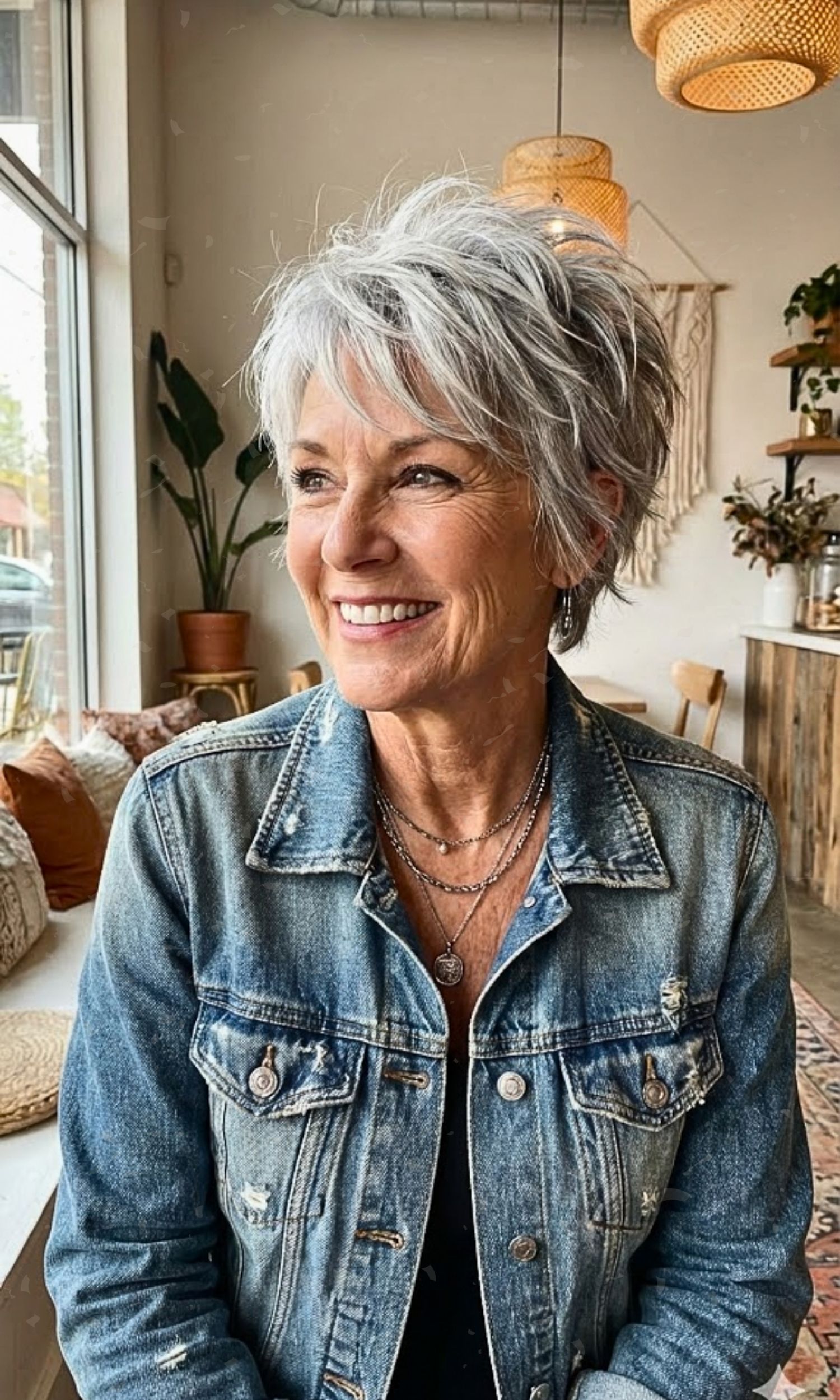 22 Flattering Shaggy Pixie Styles for Confident Women Over 60