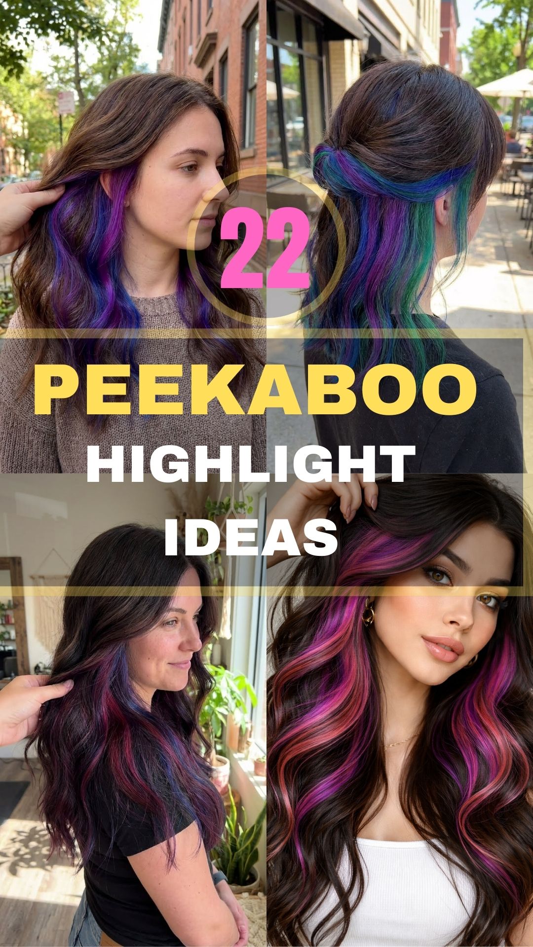 22 Stunning Peekaboo Highlight Ideas to Try This Year