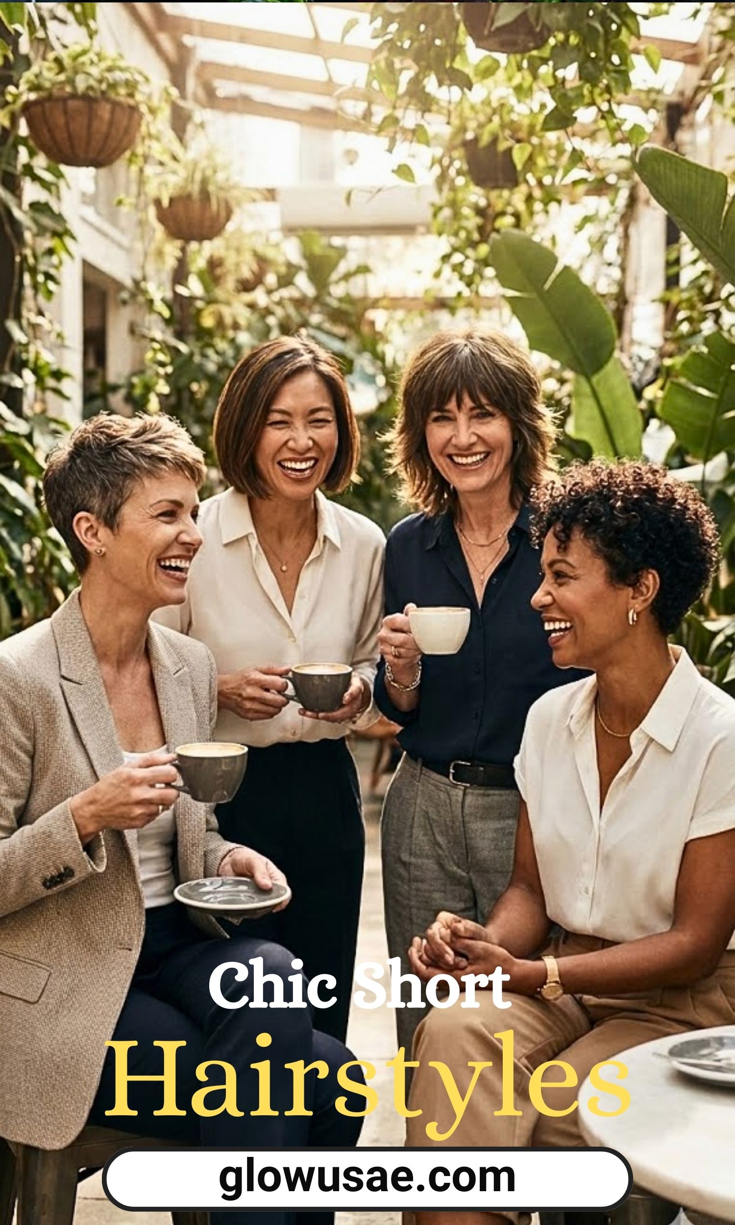 23 Chic Short Hairstyles That Make Women Over 40 Shine