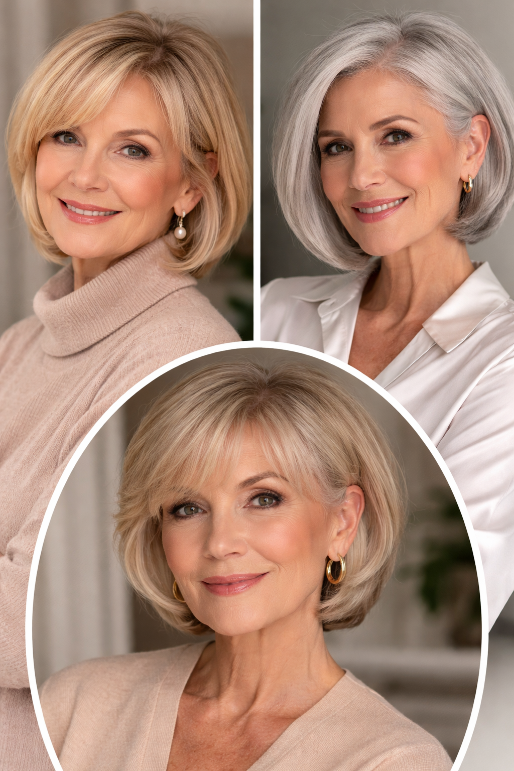 25 Chic Bob Hairstyles That Flatter Older Women with Thin Hair