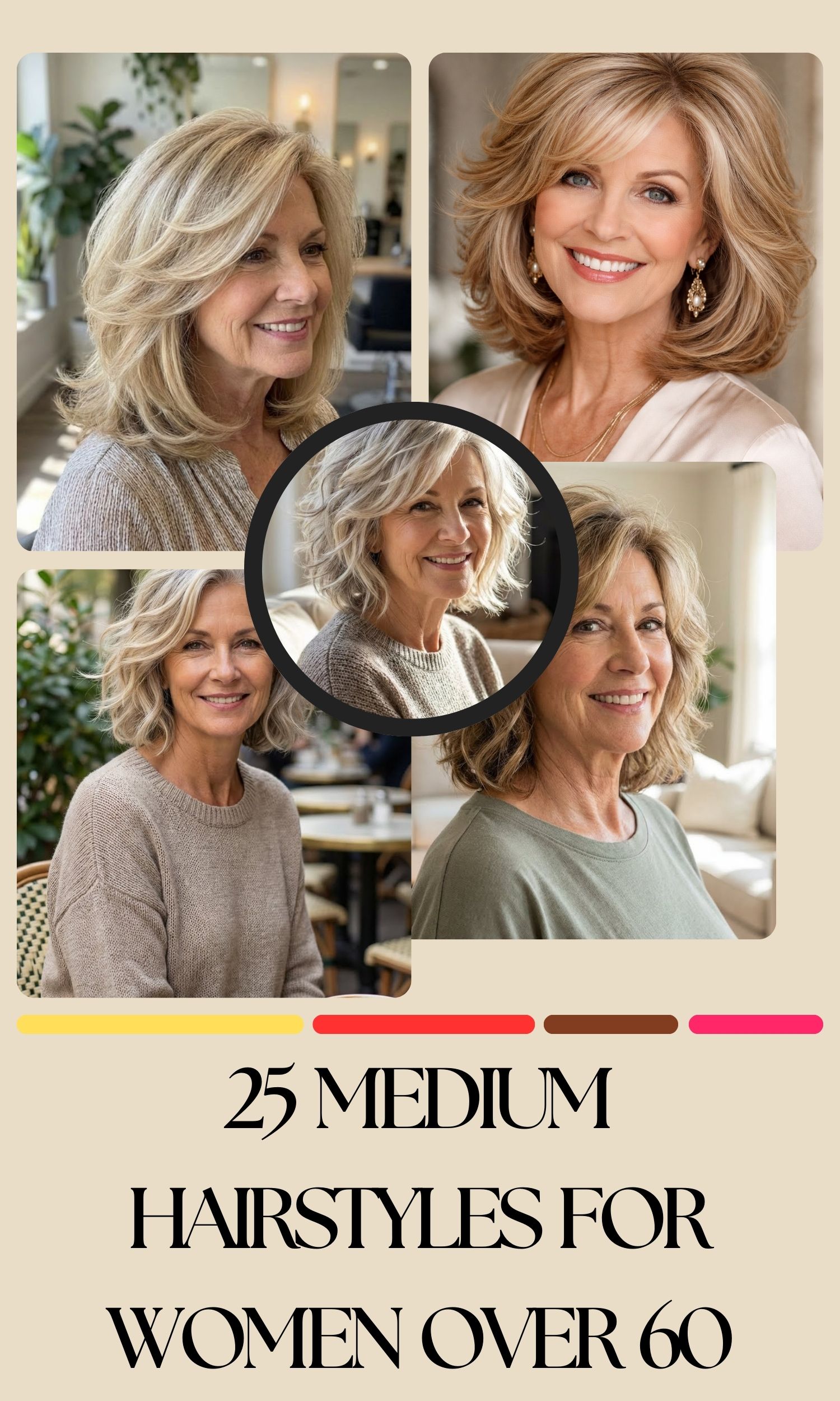25 Medium Hairstyles That Create Beautiful Volume for Women Over 60