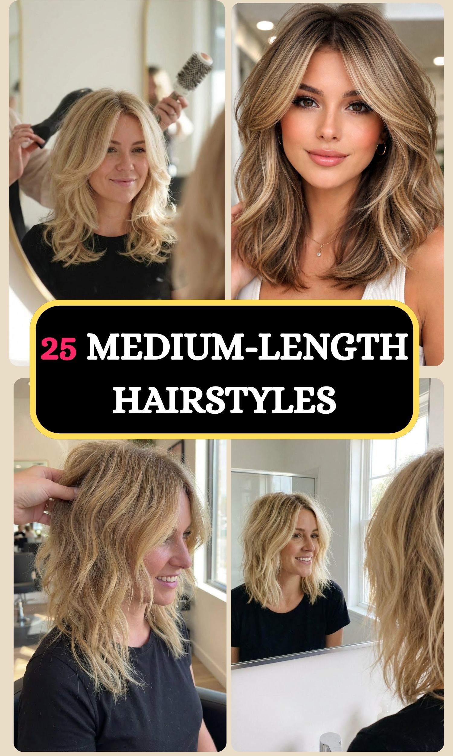 25 Medium-Length Hairstyles That Make Thin Hair Look Thicker Instantly