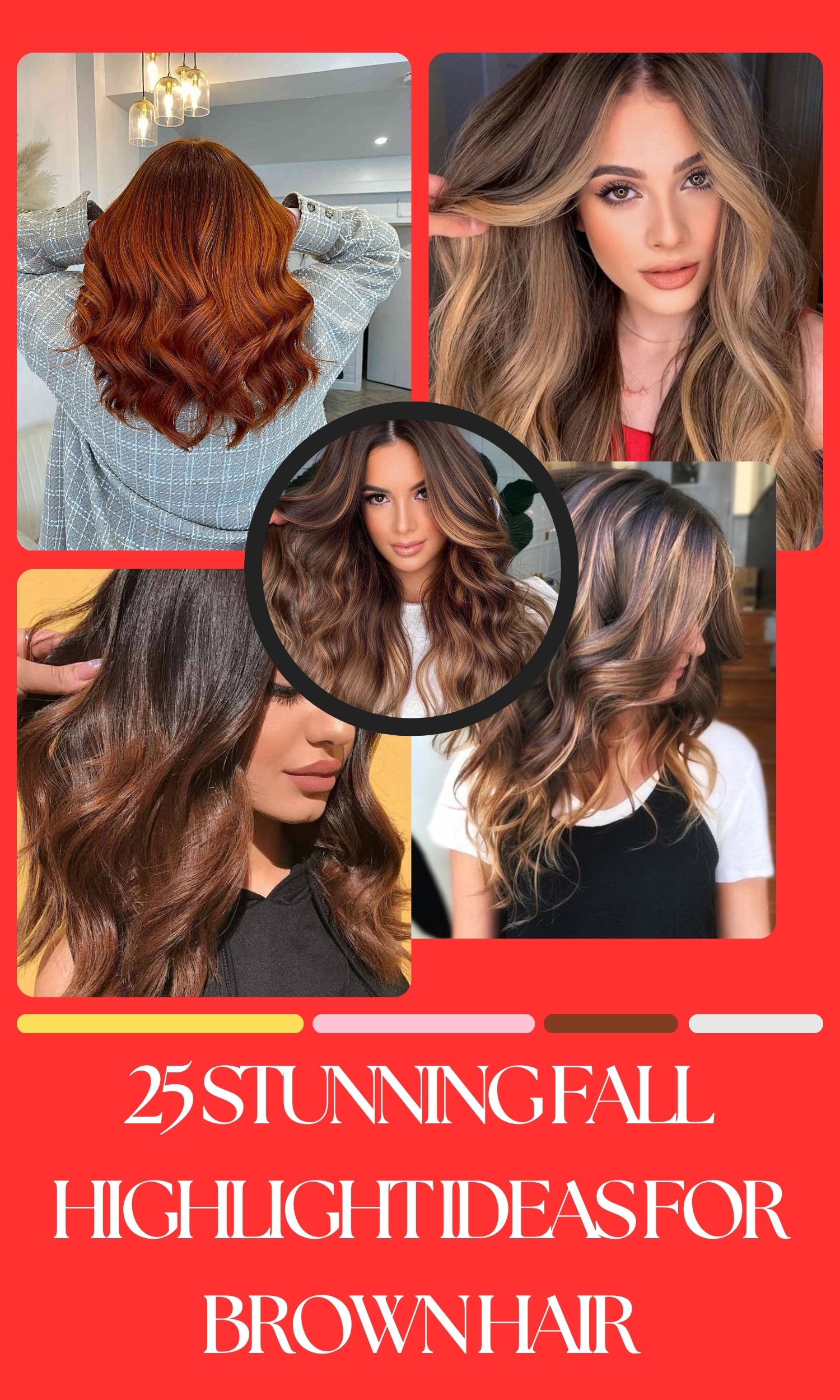 25 Stunning Fall Highlight Ideas for Brown Hair We’re Loving