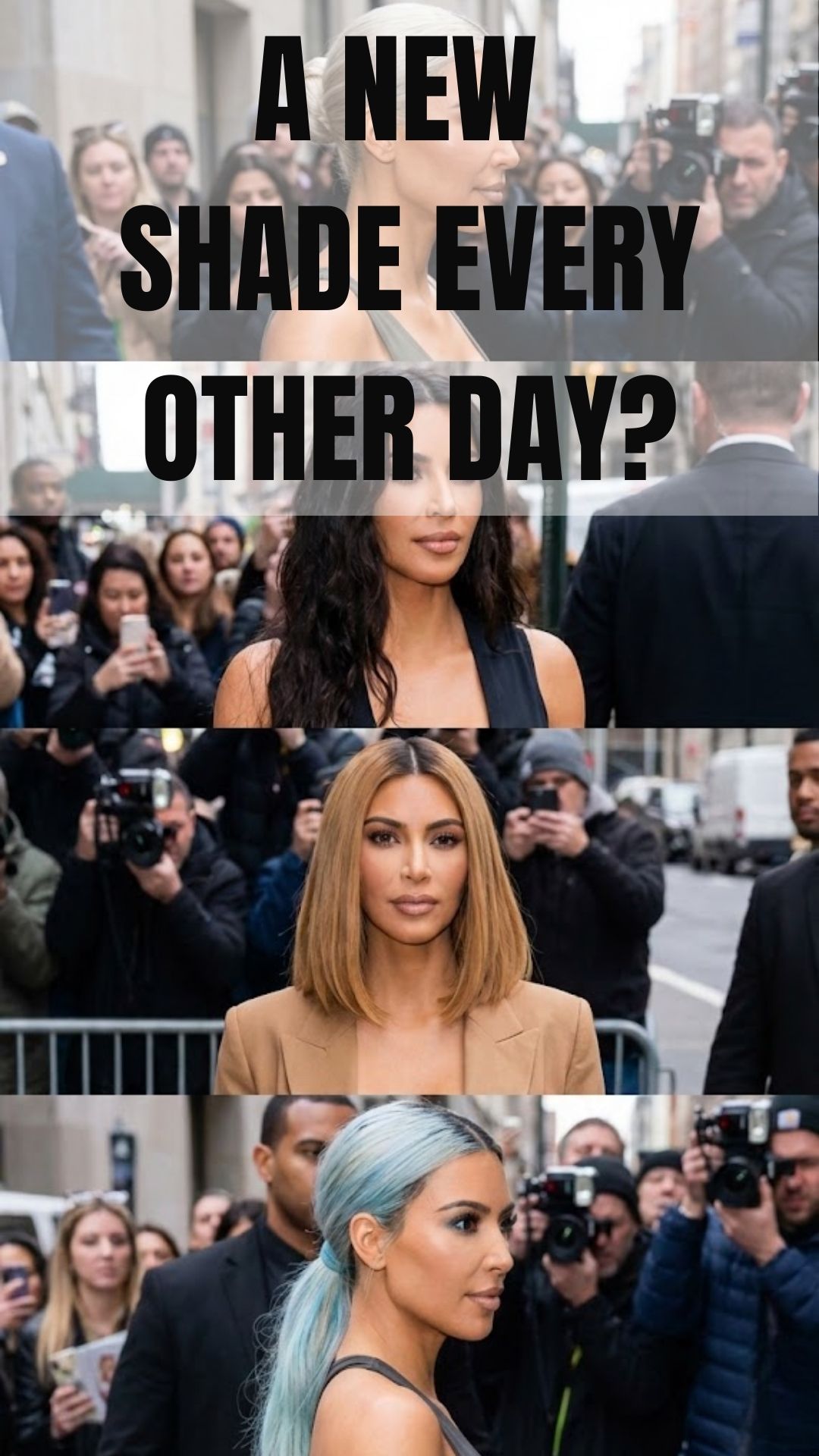 A New Shade Every Other Day? Welcome to Kim Kardashian’s Hair Era