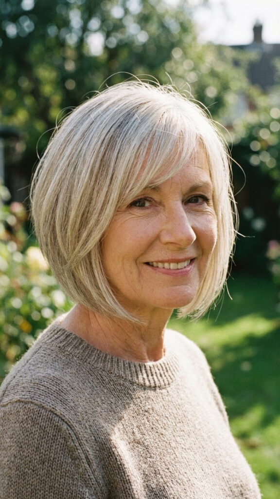 Asymmetrical Bob with Side Bangs