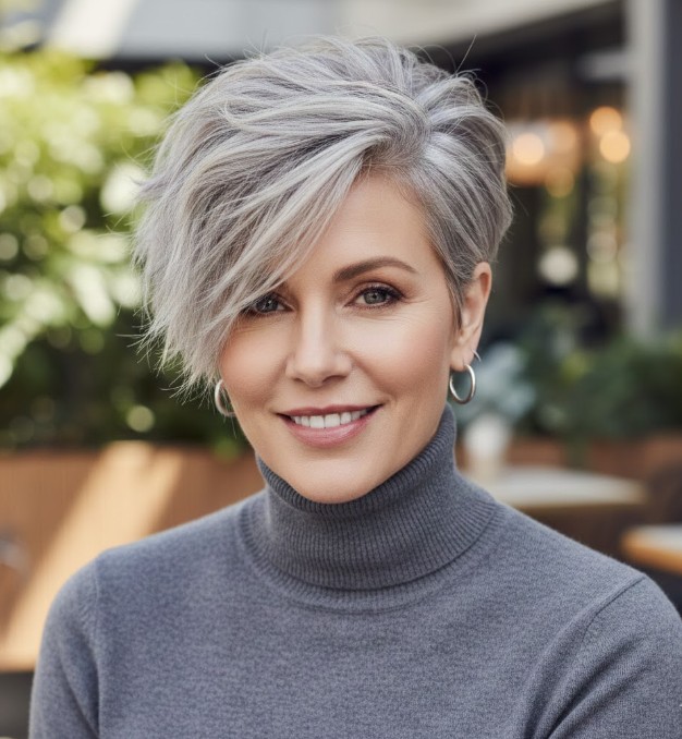 Asymmetrical Edgy Pixie