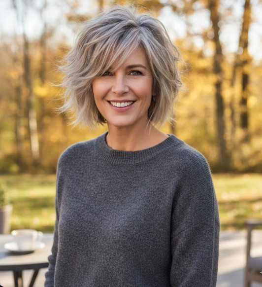 Asymmetrical Shaggy Lob