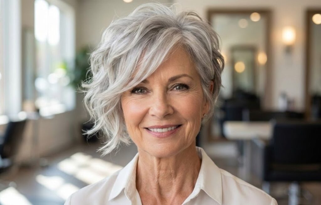 Asymmetrical Wavy Pixie