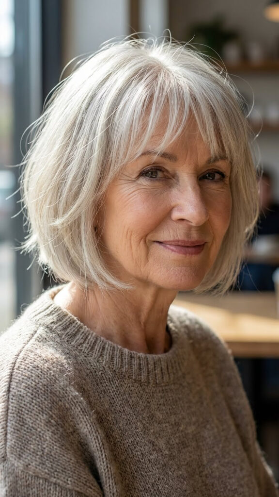 Chin-Length Bob with Soft Layers