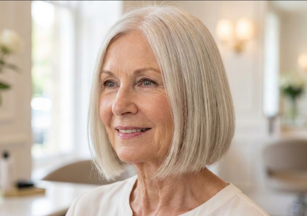 Chin-Length Cut with Blunt Ends