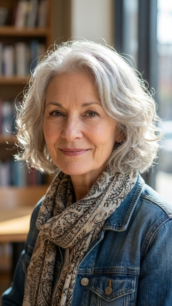 Chin-Length Cut with Subtle Curls