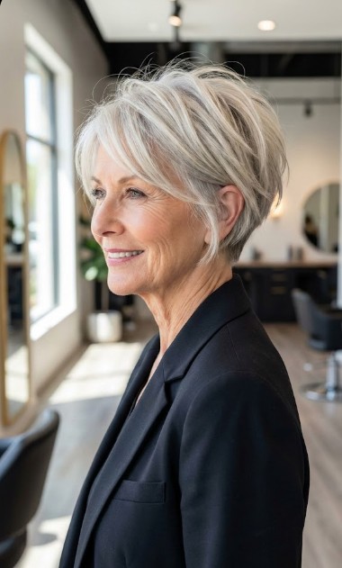 Choppy Bob with Undercut