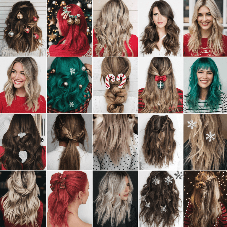 Christmas Chic: 30 Hair Color Ideas Perfect for the Festive Season