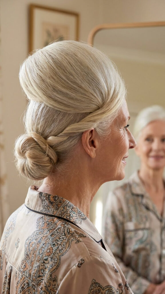 Classic Chignon with a Twist