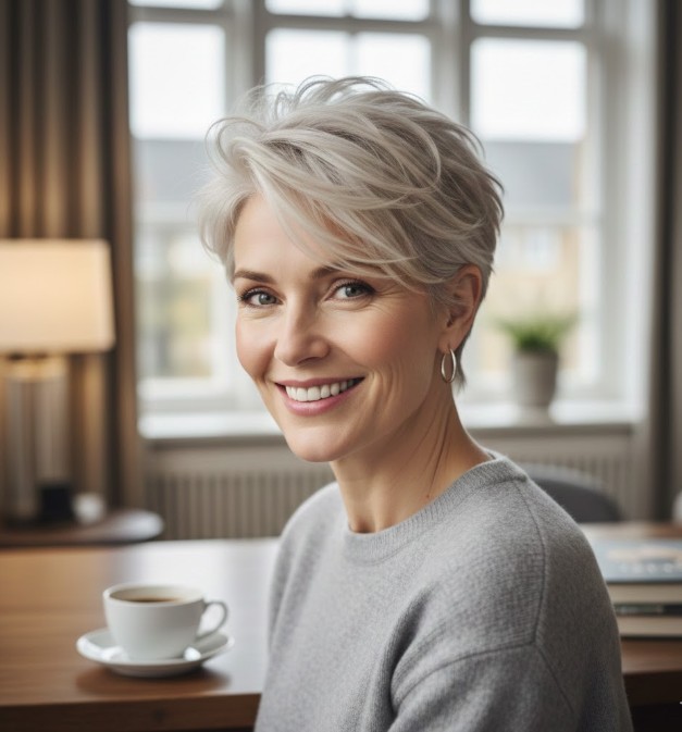 Classic Pixie with Textured Top