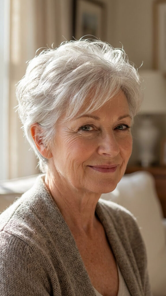 Crown-Teased Short Cut