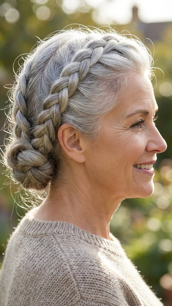Double Dutch Braided Bun