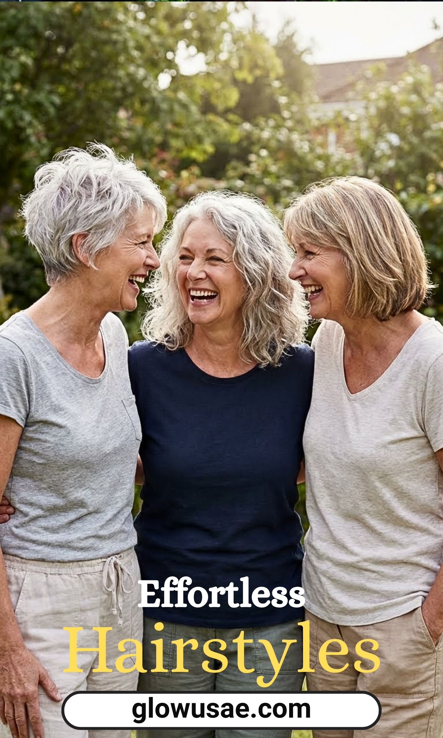 Effortless Wash-and-Wear Hairstyles Ideal for Women Over 60