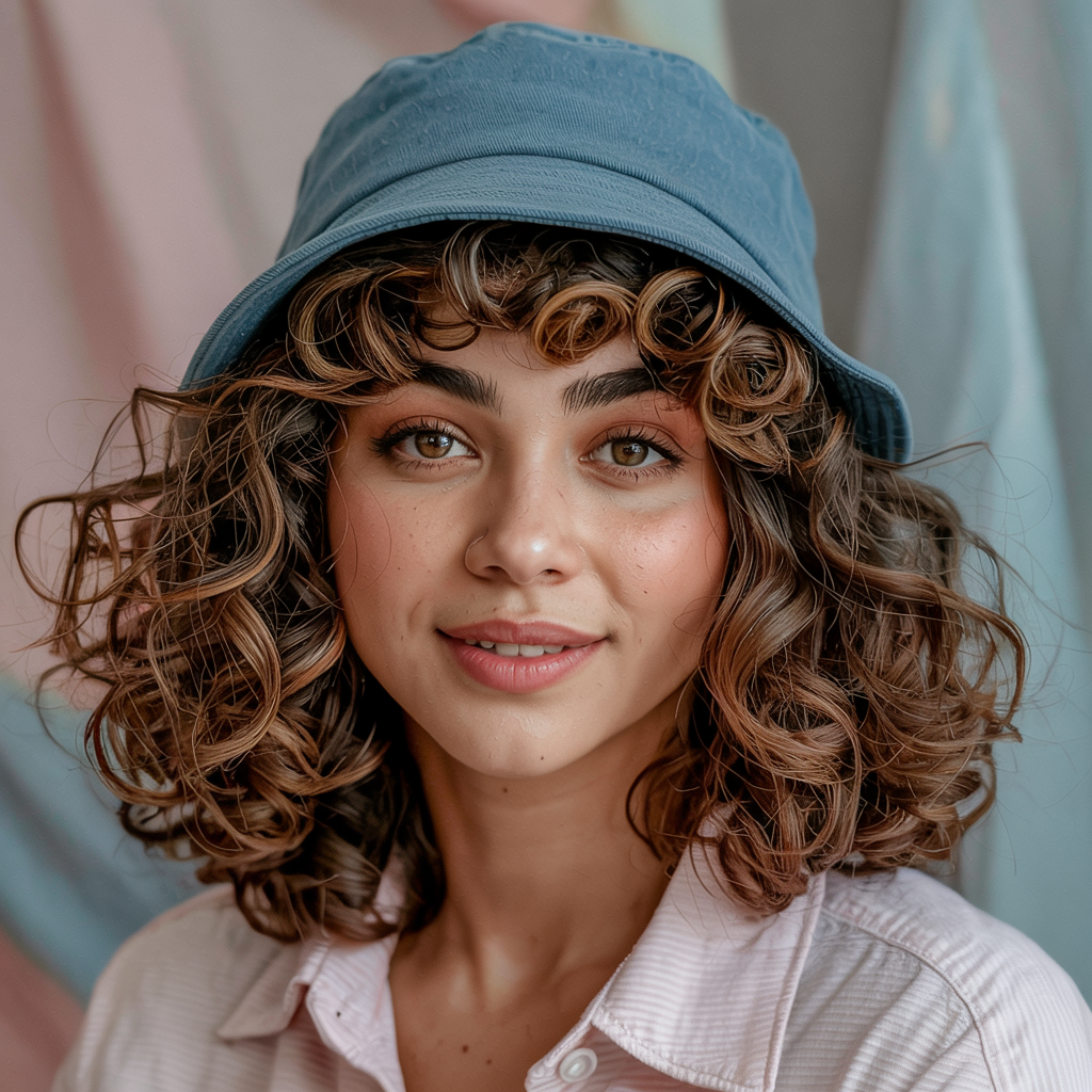 Flattering & Stylish: 25 Curly Hairstyles Perfect for Round Faces