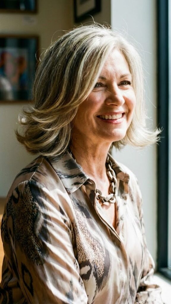 Flipped-Out Layered Bob