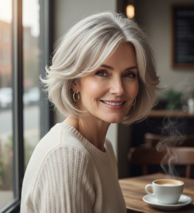 Layered Bob with Flipped Ends