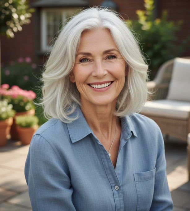 Long Bob with Natural Waves