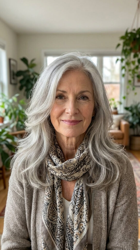 Long Layered Cut with Soft Waves