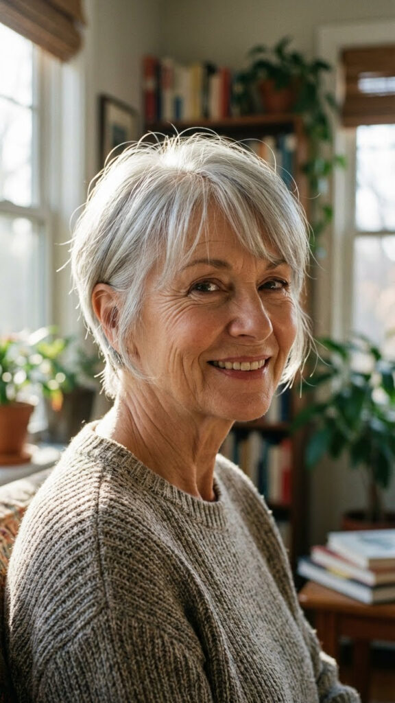 Long Pixie with Wispy Bangs