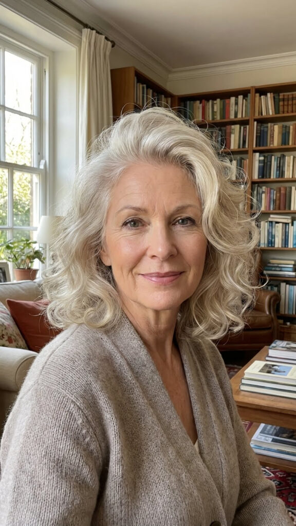 Loose Curls with Root Lift