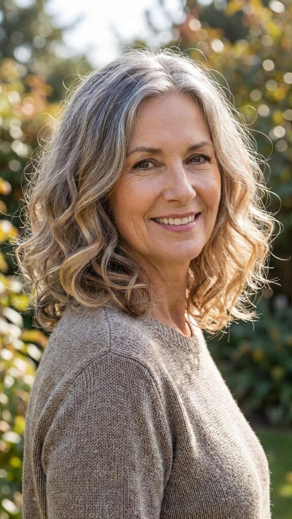 Ombre Shoulder-Length Loose Curls