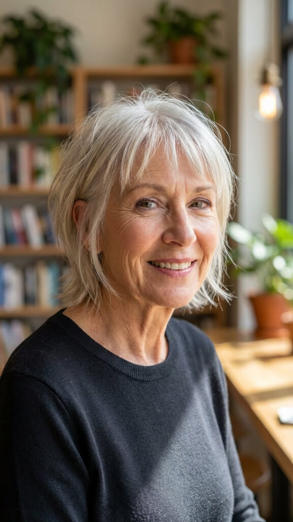 Razor Cut with Micro Bangs