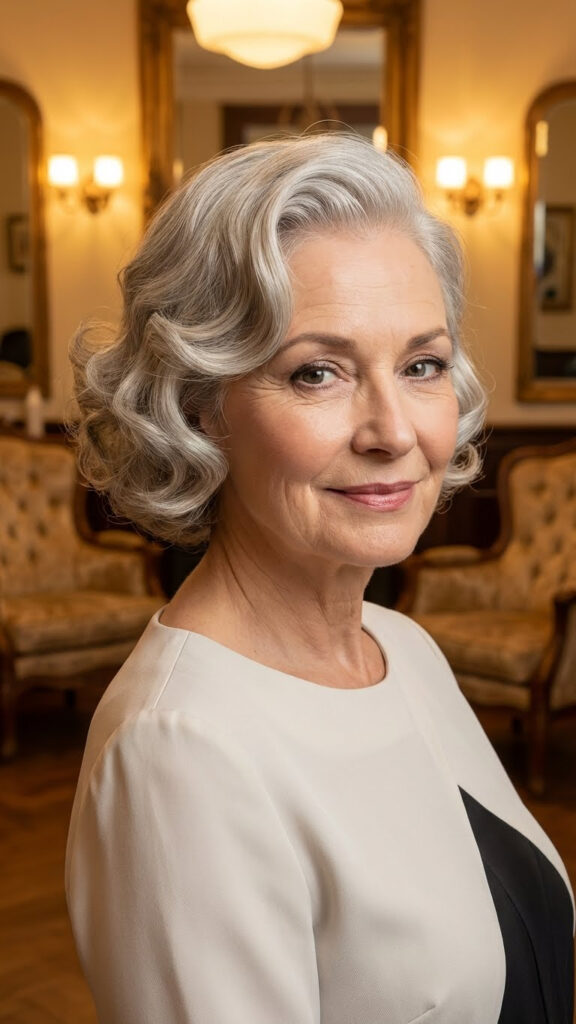 Retro Waves with Side Part