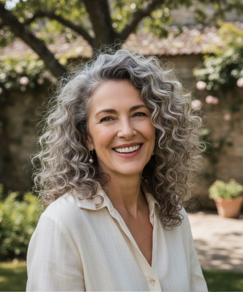 Romantic Ringlets with a Deep Side Part