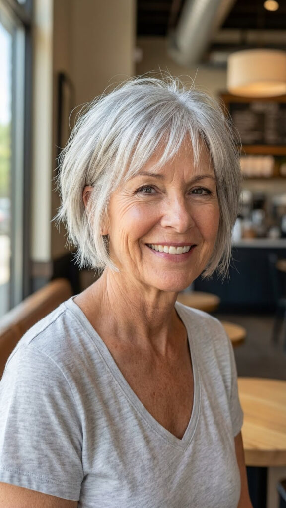 Short Bob with Choppy Layers