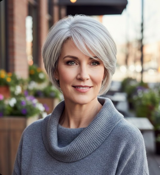 Short Bob with Textured Ends