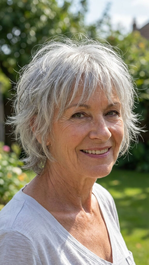 Short Shag with Textured Layers