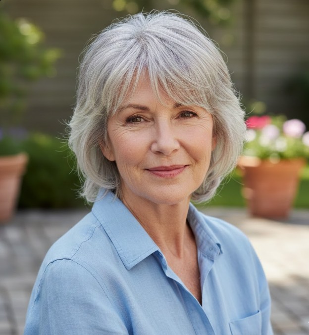 Short Shag with Wispy Bangs