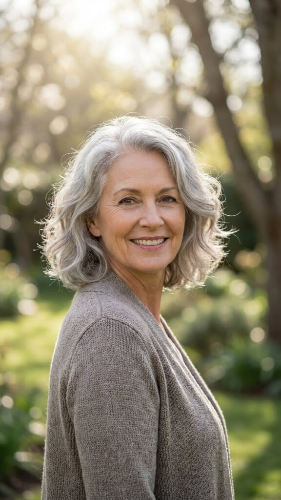 Shoulder-Length Cut with Natural Waves